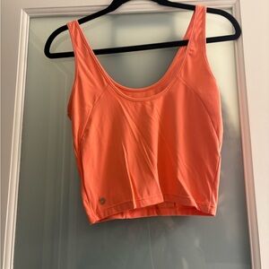 Buffbunny cropped coral shirt M